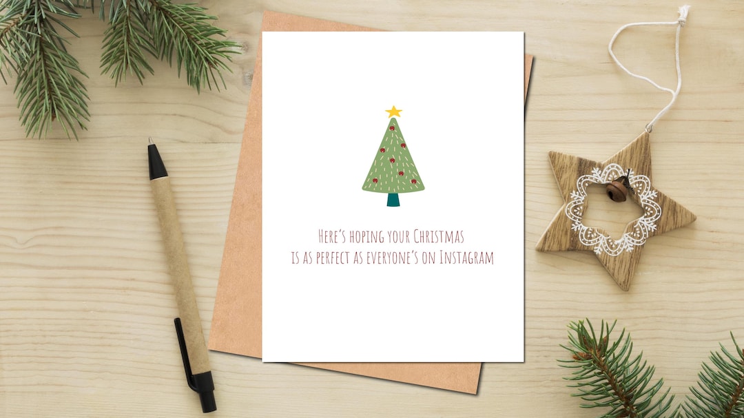 Carte De Noël Amusante Pour Homme Carte Humoristique Générale Pour Homme – Laisser Des Cadeaux