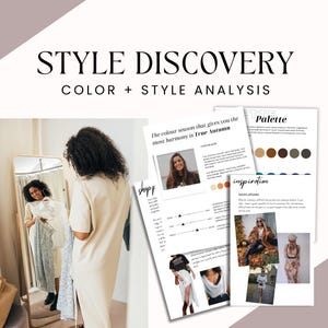 Personalized Color and Style Analysis: Discover Your Signature Look (PDF Report and Moodboard)