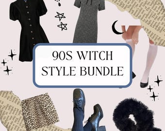 90s Witch Style Bundle | Whimsigoth Clothing Bundle 8 Pieces