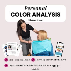 Virtual Color Analysis: Personalized Palette & Style Guide