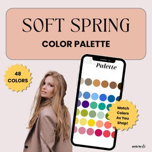 Soft Spring Color Palette | Instant Download | from the 16 Season Color Analysis System