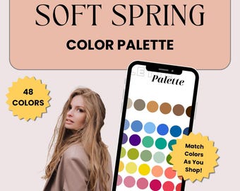 Soft Spring Color Palette | Instant Download | from the 16 Season Color Analysis System