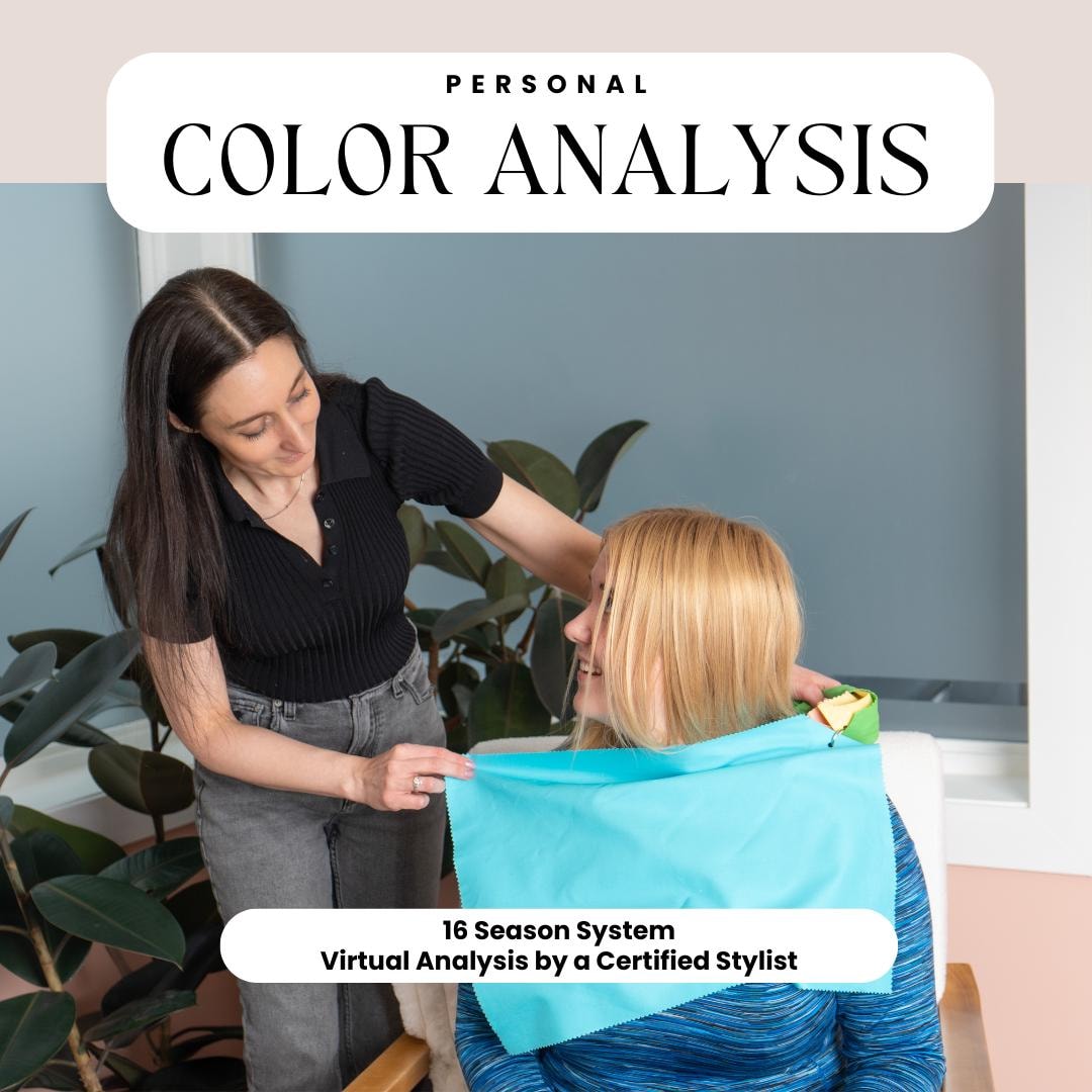 Personalized Color Analysis: 16 Season System, Custom Palette | Gift ...