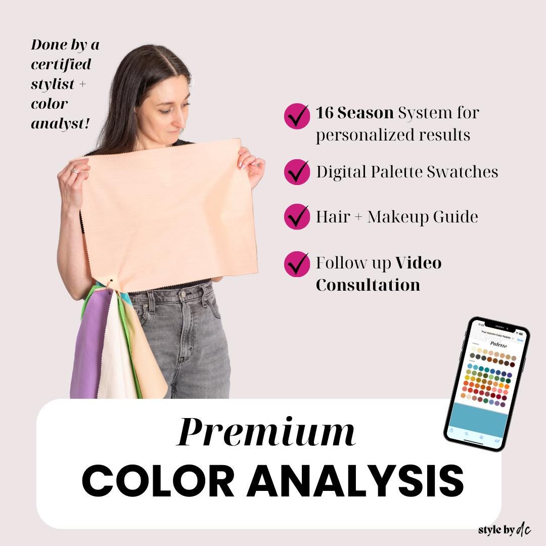 Premium Color Analysis 16 Season System Digital Palette Swatches BONUS ...