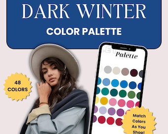 Dark Winter Color Palette: Seasonal Color Analysis (Digital)