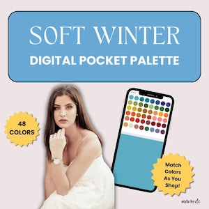 Soft Winter Color Palette | Instant Download | from the 16 Season Color Analysis System