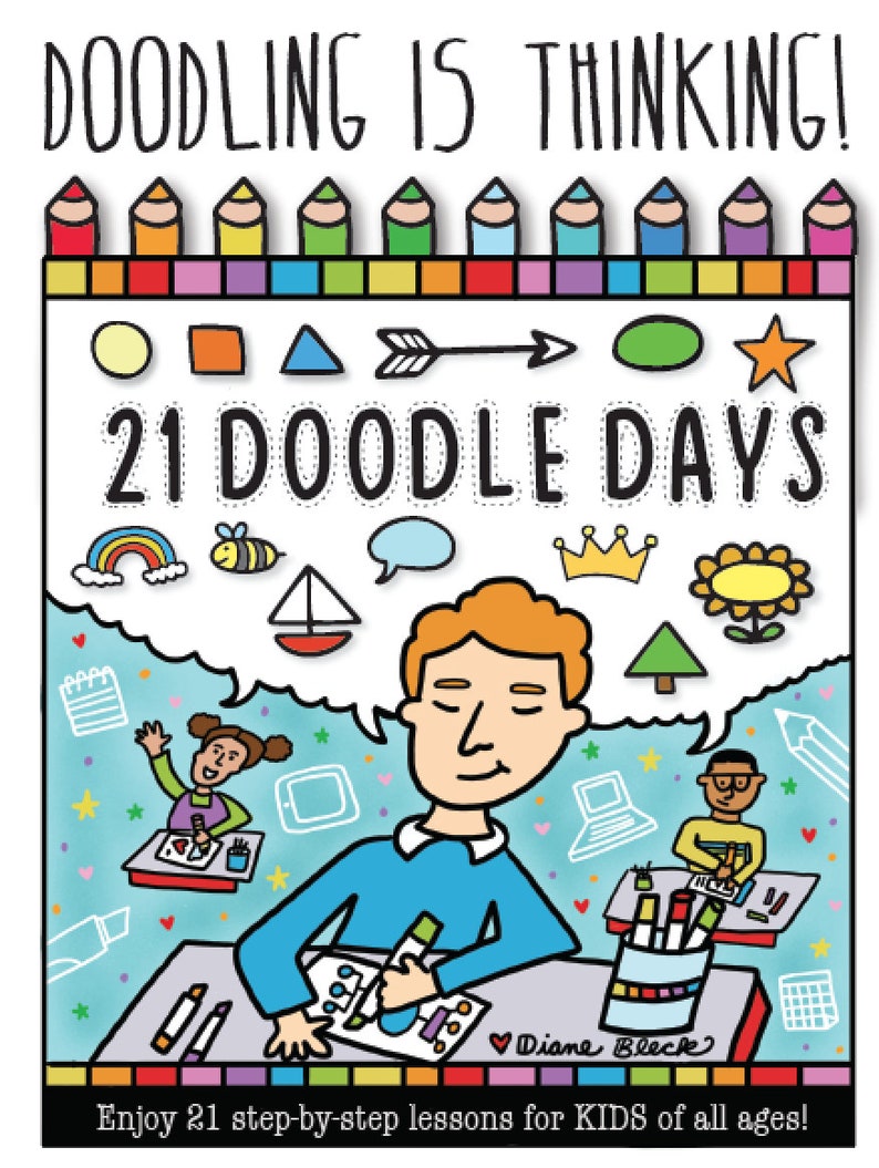Doodle Books For Adults
 How to Doodle Book for Adults & Kids Printable PDF Workbook