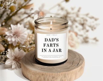Cadeau drôle de bougie qui pète de papa pour la fête des pères, cadeau d'anniversaire pour lui, bougie de soja parfumée, cadeau pour un fou, cadeau de Noël amusant pour papa
