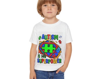 T-shirt pour tout-petit My Superpower Heavy Cotton™