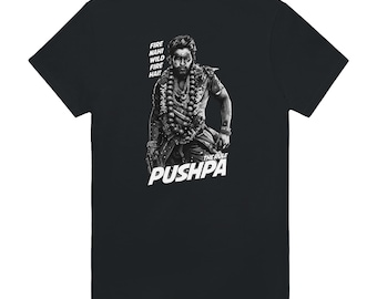 Camiseta de caballero "Pushpa Thug Life" de Allu Arjun