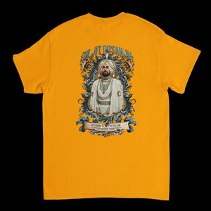 Camiseta Diljit Dosanjh: Mi turbante, mi cultura, mi lengua materna Gold