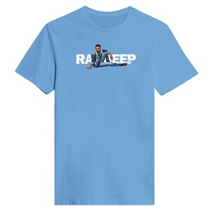 Maglietta da donna Randeep Hooda 'Acid Wash' Light Blue