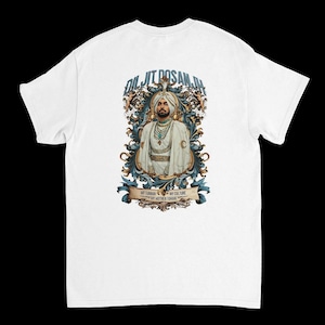 Camiseta Diljit Dosanjh: Mi turbante, mi cultura, mi lengua materna White