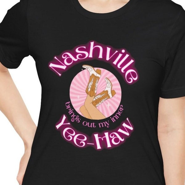 YeeHaw Nashville Bachelorette Graphic Tee - Unisex - Free Shipping