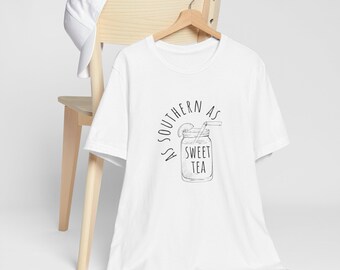 Southern Sweet Tea-t-shirt, unisex bomullströja