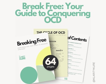 Overcoming OCD Workbook: Strategies, Exercises, Tips (Printable)