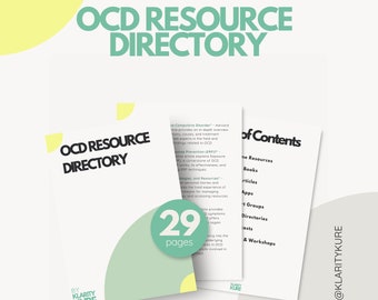 OCD Resource Directory: Books, Podcasts, Apps, Support (Ebook)