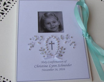 First Communion Gift, Baptism Photo Album, Personalized Photo Album, Baby Gift, Christening Gift, Dedication, Newborn Gift, Photo Brag Book