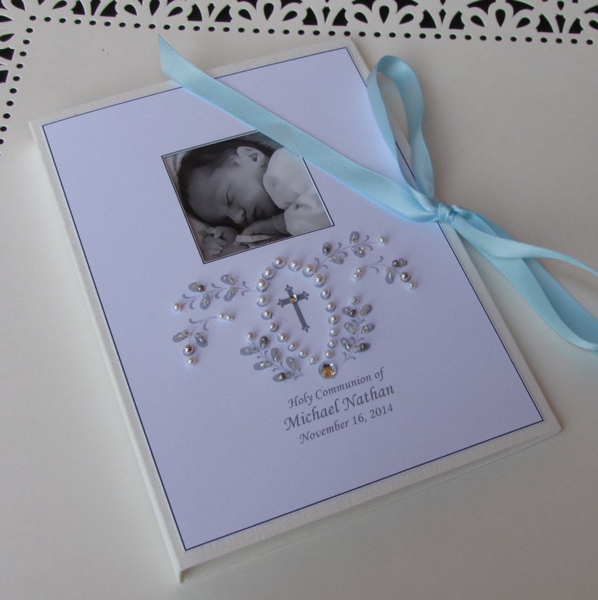 Baptism Photo Album Personalized Photo Album Baby Gift Etsy