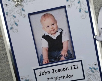 Baptism gift,  Photo Album, Personalized Photo Album, Baby Gift, Christening Gift, Dedication, Newborn Gift, Brag Book, 5x7, Birthday Album