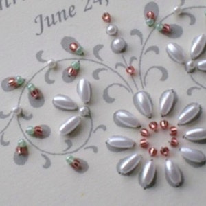 Custom Photo Album Personalized Beaded Keepsake - French Bouquet 5x7 or 6x7.5 image 3