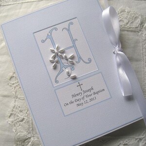 Baby, Photo Album,  Personalized,  Monogram, Baby Girl Gift, Baby Boy Gift, Baptism, Communion, New Baby , 5x7