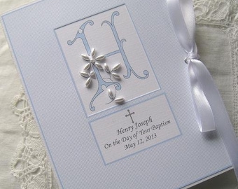Baby, Photo Album,  Personalized,  Monogram, Baby Girl Gift, Baby Boy Gift, Baptism, Communion, New Baby , 5x7