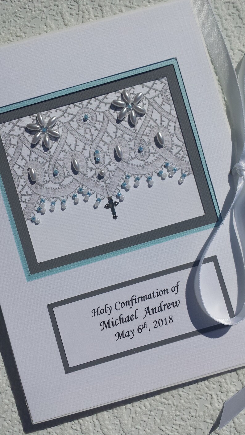 Baptism Photo Album, Personalized Photo Album, Baby Gift, Christening Gift, Dedication, First Communion Gift, Religious Gift, Brag Book image 3