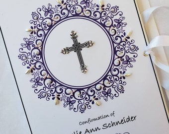 Photo Album, Religious Gift,  Baptism, Christening, First Communion, Dedication, Spiritual,  personalized, 4x6, 5×7, Cross, Blessings