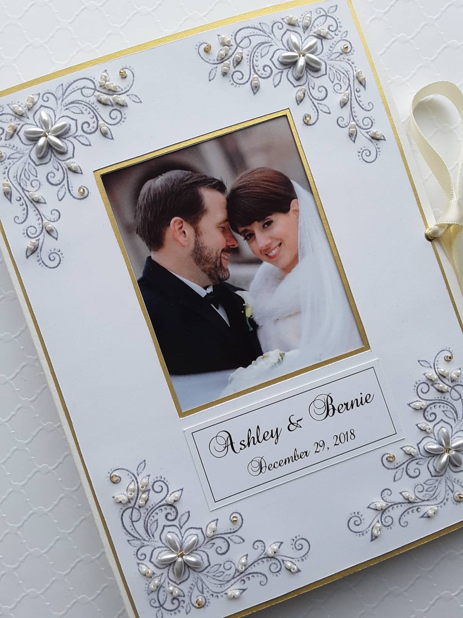 Personalized Wedding Photo Album, Wedding Album, Custom Photo Album