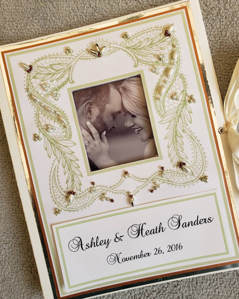 Personalized Wedding Photo Album Wedding Album Custom Photo Etsy