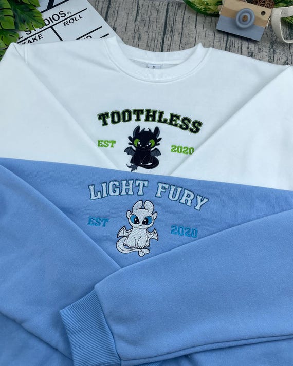 Felpa con cappuccio di coppia Sdentato e Furia Chiara, felpe