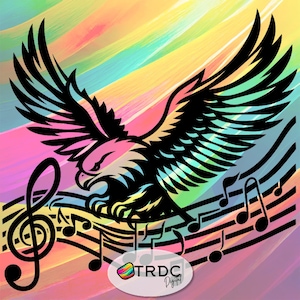 Flying Eagle Carrying Nuty Prey SVG - Pielenie, Cricut, Sylwetka Winylowe Pliki Cyfrowe