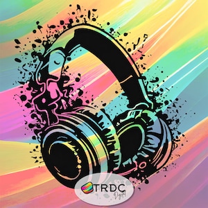 Kopfhörer SVG - komplizierte Jäten, Cricut, Silhouette, Vinyl, digitale Dateien, Musik SVG, Musikliebhaber, einzigartige Kopfhörer, Musik