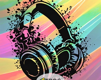 Headphones SVG - Intricate Weeding, Cricut, Silhouette, Vinyl, Digital Files, Music SVG, Music Lover, Unique Headphones, Music