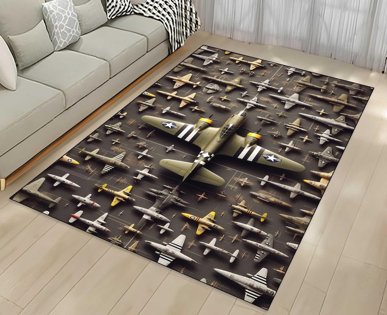 Millitary Rugs Camouflage Rug: Military Vintage Decor (small to Extra Large Sizes) - Etsy