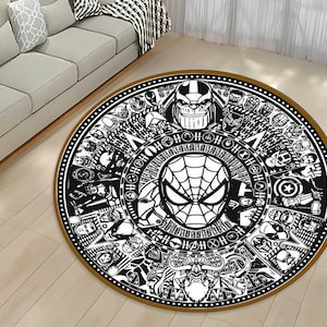 Spiderman, Tapis Spiderman, Tapis Spiderman, Carpette, Tapis populaire, Tapis rond, Tapis pour enfants, Tapis Spiderman, Tapis moderne, Tapis populaire, Tapis cadeau