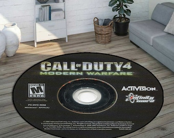 Popular Game Carpet, Video Game Rug, Hit Run, Gaming Rug,CD Record, Boys Room Rug,Gaming Room Rug, Gamer Gift, Gaming Decor, Customized Rug