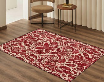 鳥のベクターラグ：モダンなプリントのリビングルーム装飾 - Etsy 日本