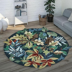 Bloemendecortapijt, bloemenrond tapijt, rondtapijt, bloemtapijt, slaapkamertapijt, woonkamertapijt, Arae-tapijt, home decortapijt, thuiscadeau