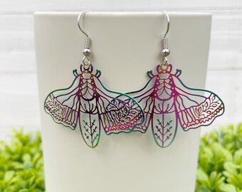 Lacy Moth Earrings