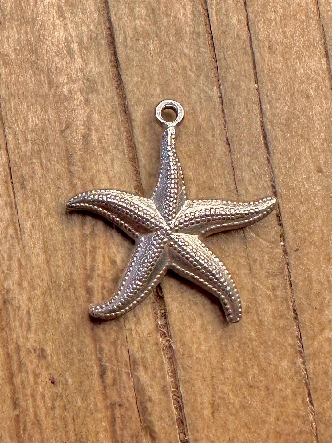 Vintage Starfish 925 Sterling Silver Charm Pendant - Etsy