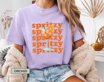 Aperol Spritz Shirt, Cocktail Lovers Gift, Cocktail Shirts, Drinking T Shirt, Cocktail Club Shirt, Italian Shirt Comfort Colors Gift for Her