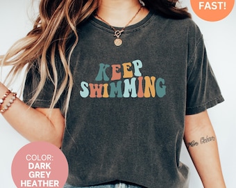 Swim Coach Gift, Swimming Tshirt, Swim Team, Swimmer Tshirt, Triathlon Gift, Gift for Swimmer, Summer Tshirt, Coach Gifts, Gift for Her