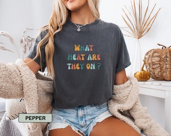 What Heat Are They On?, Swim Meet Tshirt Comfort Colors Swim Shirt Swim Team Shirt Retro Swimmer Tee Swimmer Lover Gift Love to Swim Pool