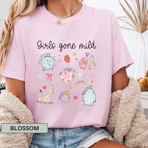 Girls Gone Mild Bachelorette Shirt for Luxury Bridal Shower Matching Outfit Bridesmaid Spa Trip Group Shirt Slumber Lux Bach Party Gift Idea