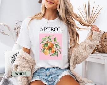 Aperol Spritz Shirt, Cocktail Lovers Gift, Cocktail Shirts, Drinking T Shirt, Cocktail Club Shirt, Italian Shirt Comfort Colors Gift for Her