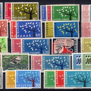 EUROPE (CEPT 1962). Complete Set (39 Stamps / 18 Countries) MNH. High Catalogue Value.