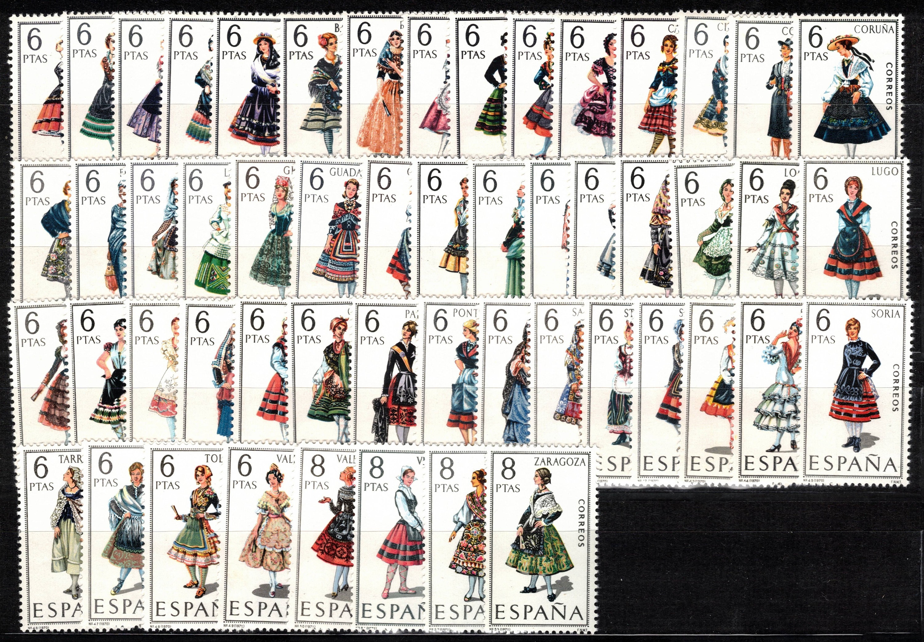 Prophila Collection Espagne 1511-1518 (complète.Edition.) Neuf avec Gomme Originale ** MNH 1964 conquérant (Timbres pour Les collectionneurs