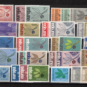 EUROPE (CEPT 1965). Complete Set (36 Stamps / 19 Countries) MNH. High Catalogue Value.